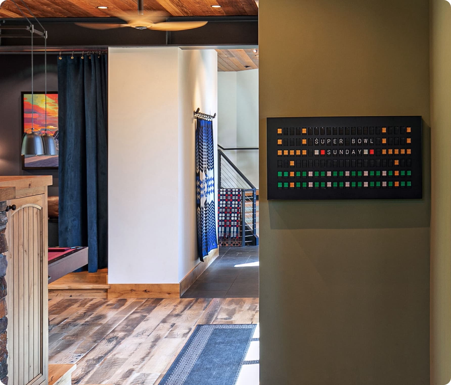 “The ability to customize the message when friends come over is always a great conversation piece.”