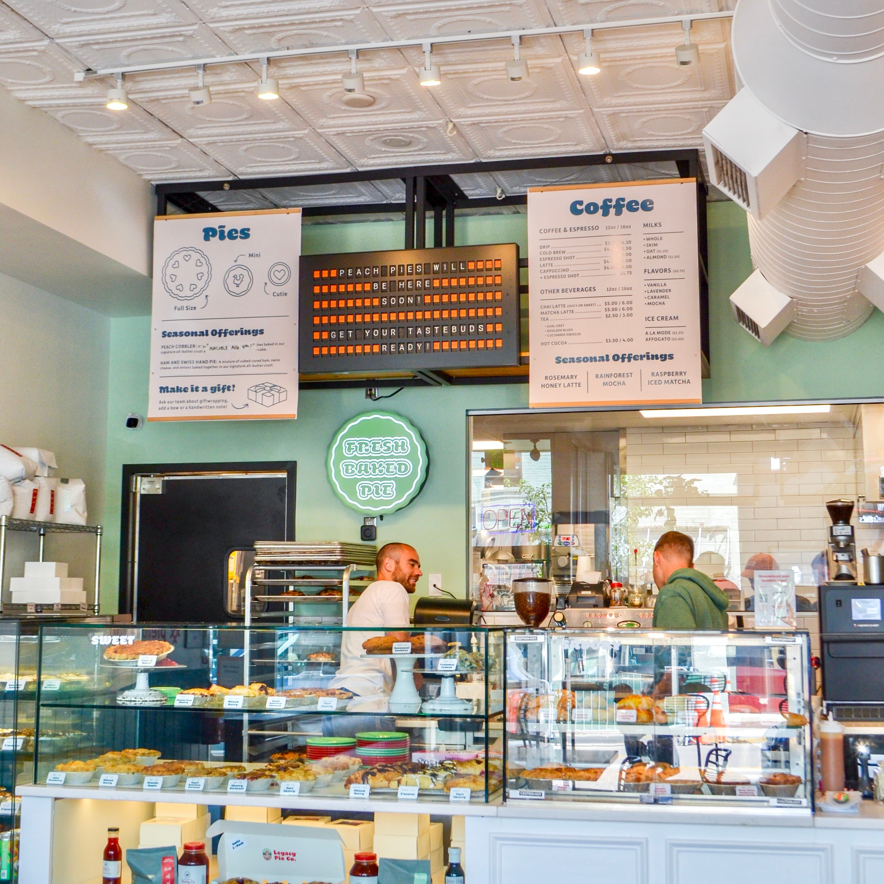 Legacy Pie Co.: Generations of baking meet modern storytelling with Vestaboard