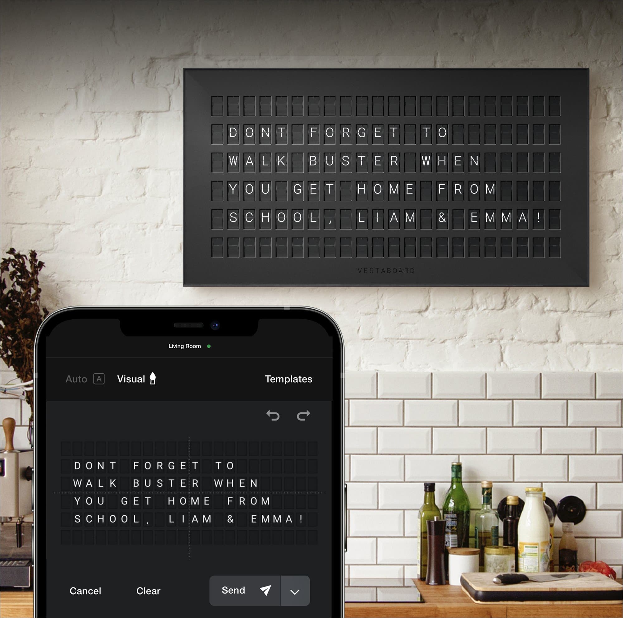 Control your Vestaboard from anywhere