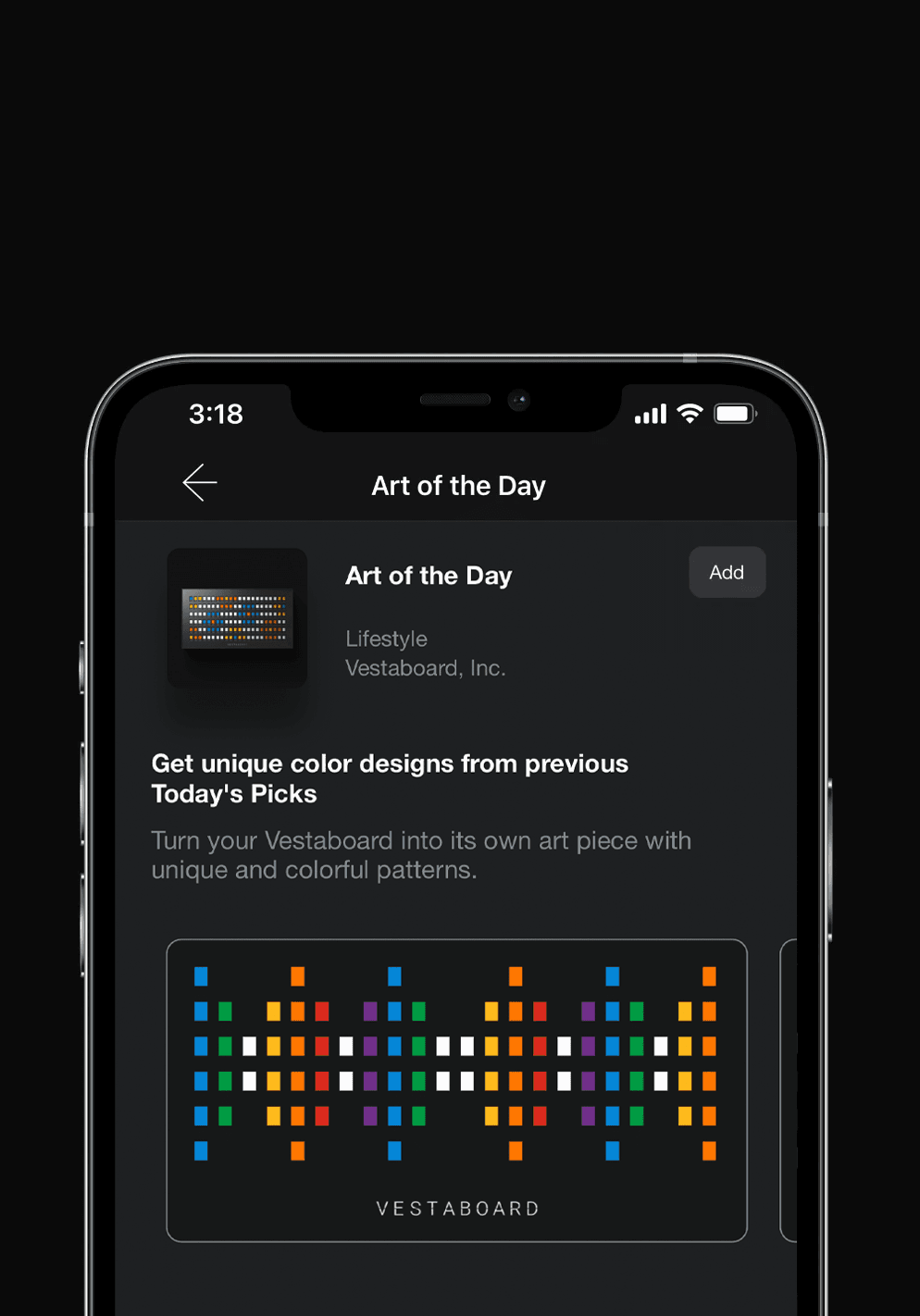 Curated, beautiful patterns of art