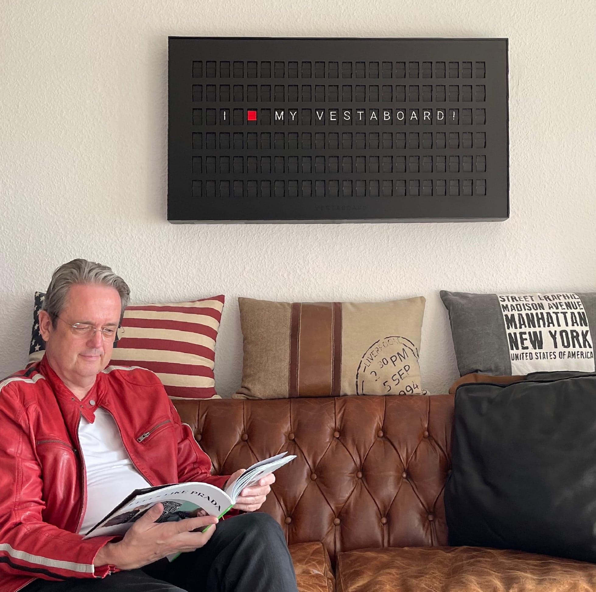 Vestaboard’s biggest fan says you “just have to experience it”