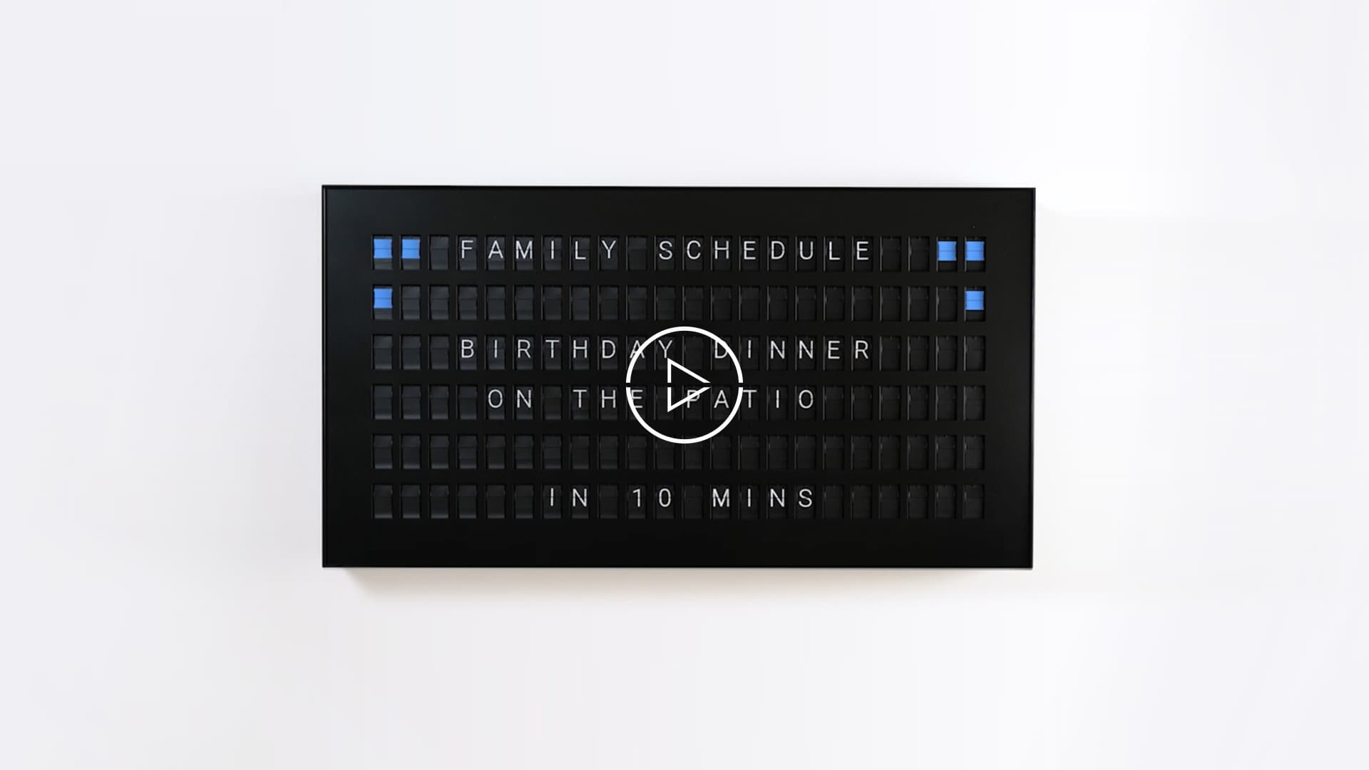 Look up at what’s next with calendar updates on Vestaboard+