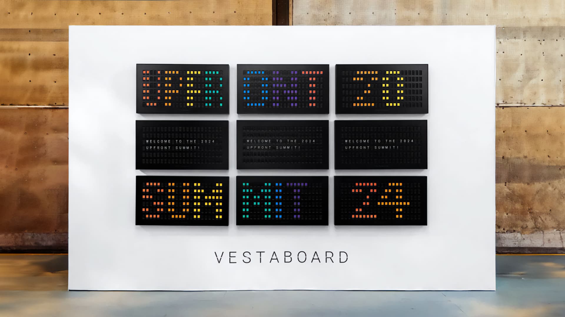 Vestaboard takes center stage at Upfront Summit 2024