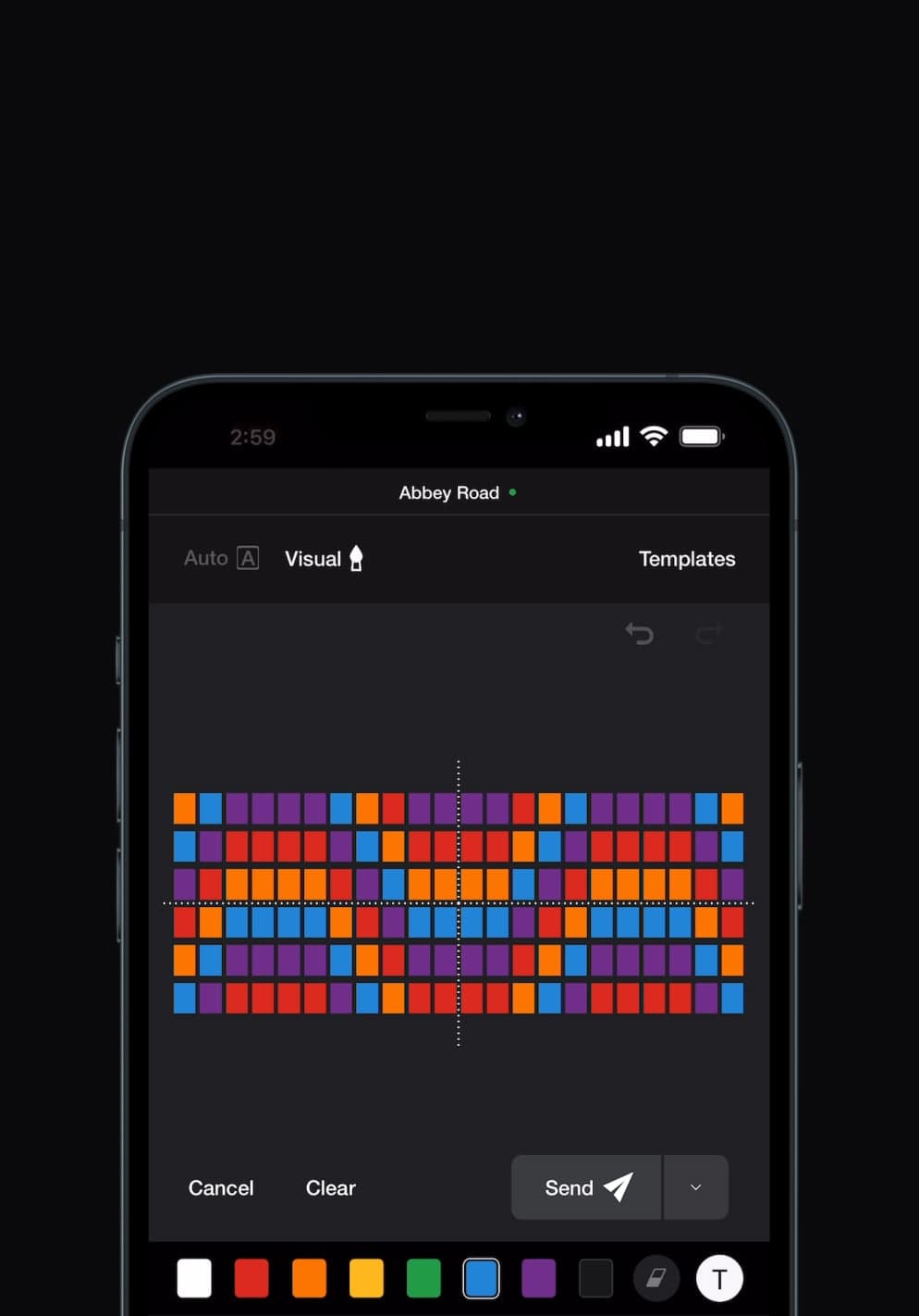 Get creative with the visual editor