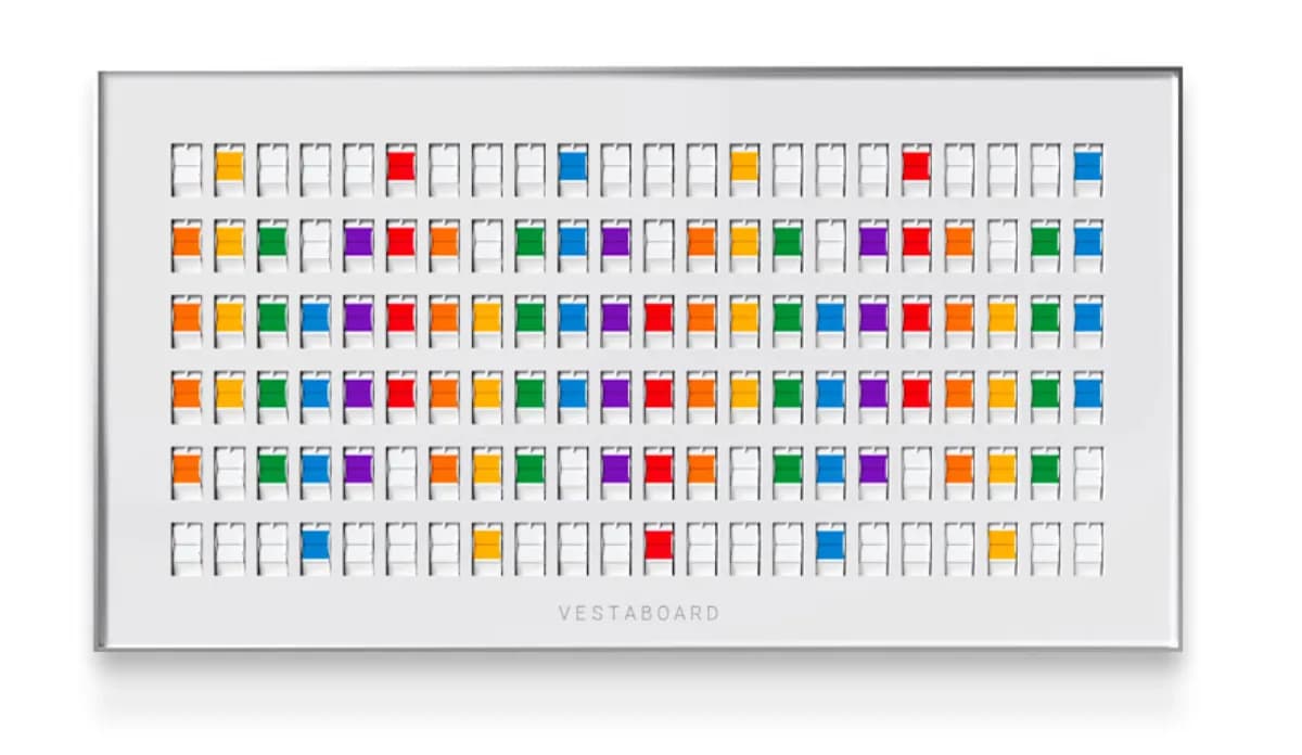Vestaboard Flagship — Vestaboard White