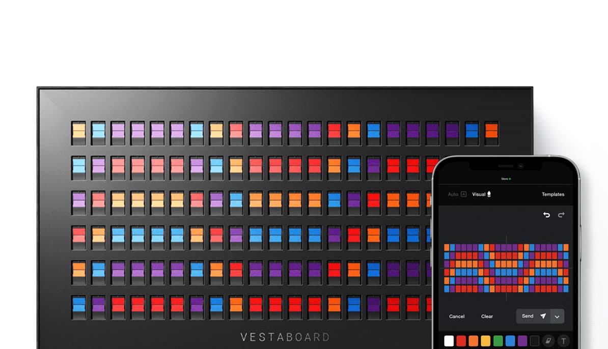 The Vestaboard app