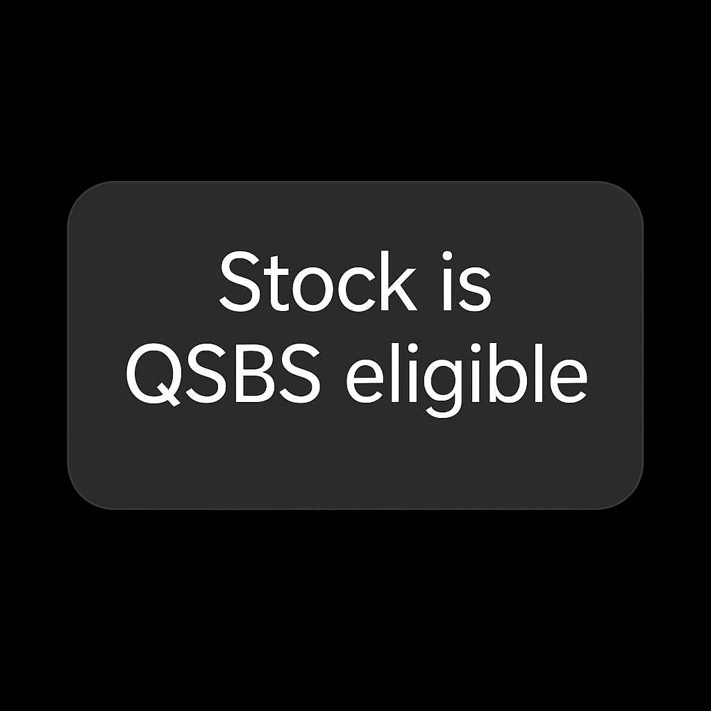 QSBS eligible