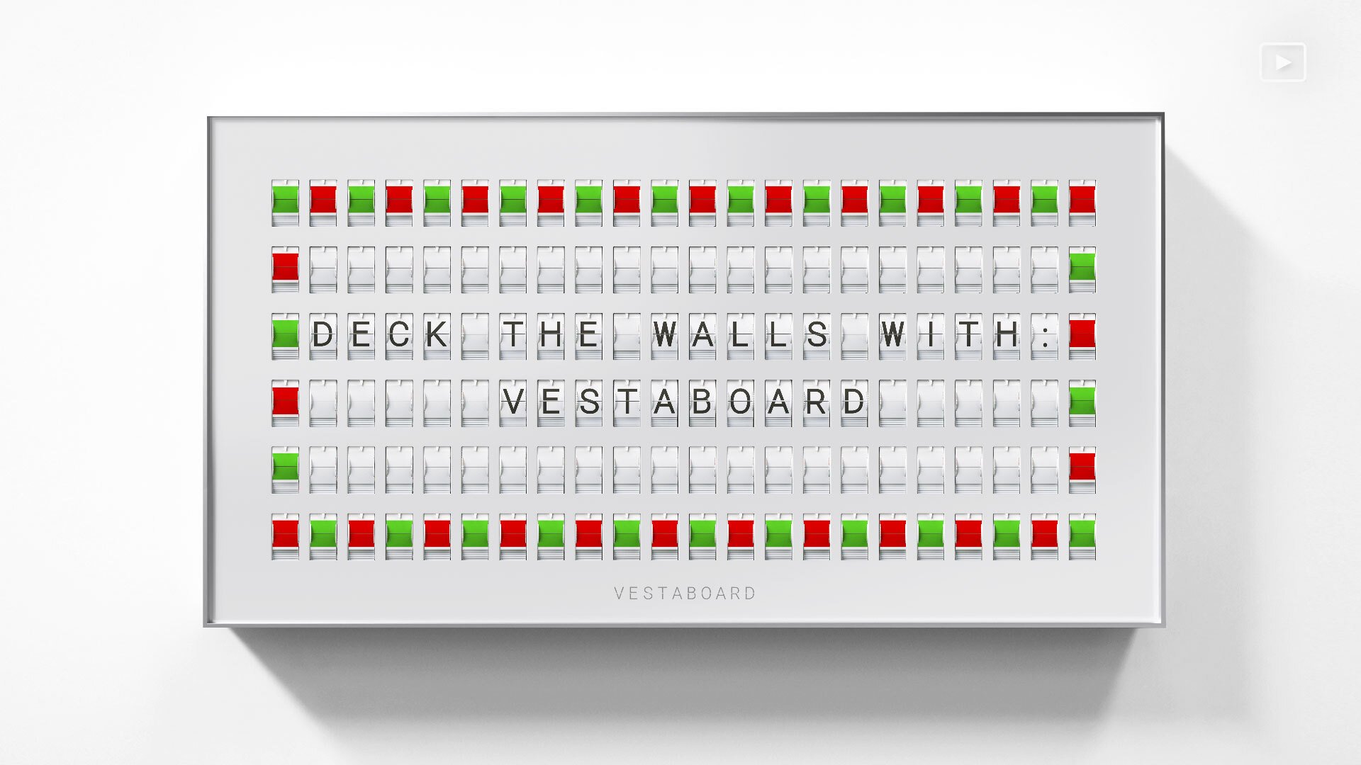 Deck the Walls with Vestaboard