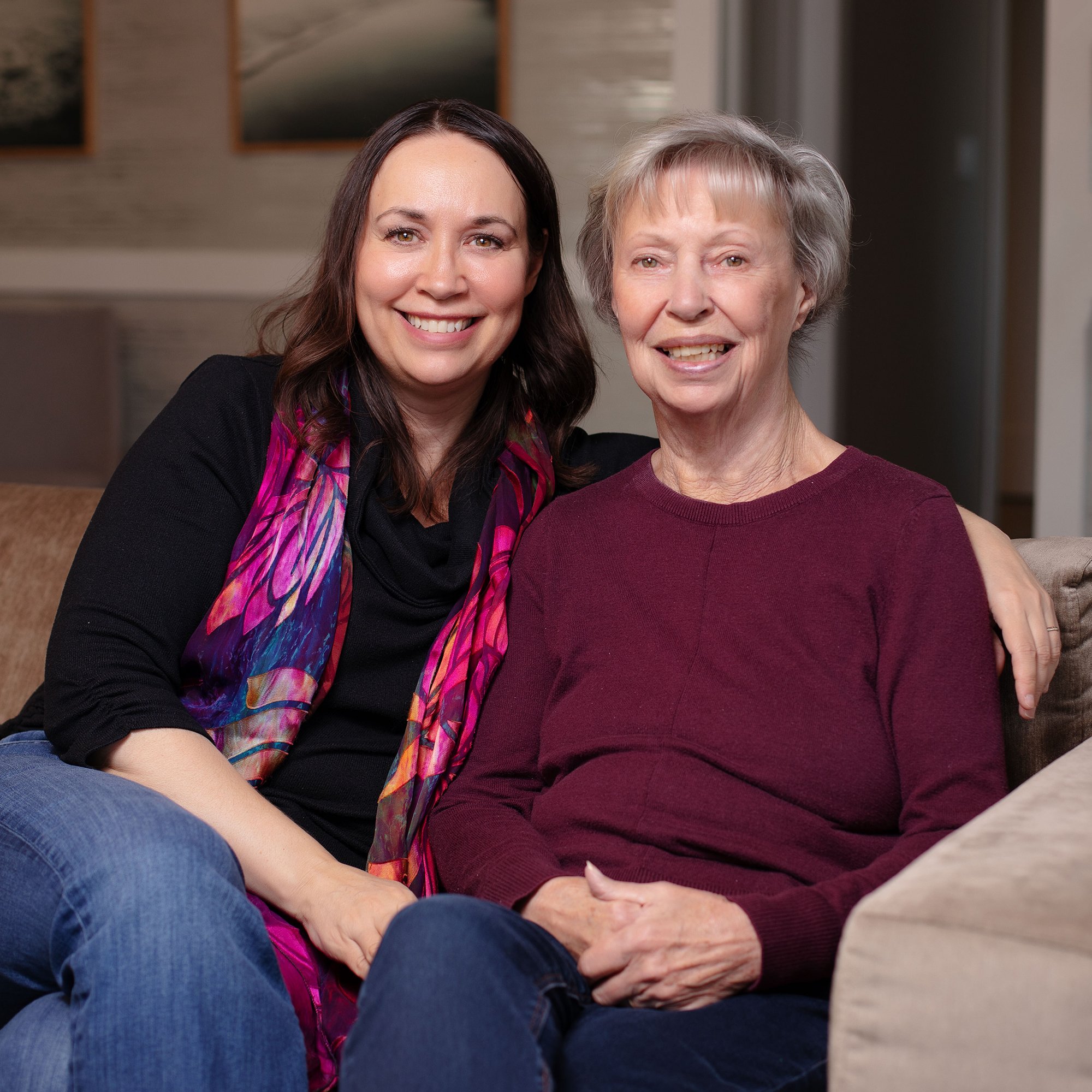 Vestaboard helps reduce caregiver's stress