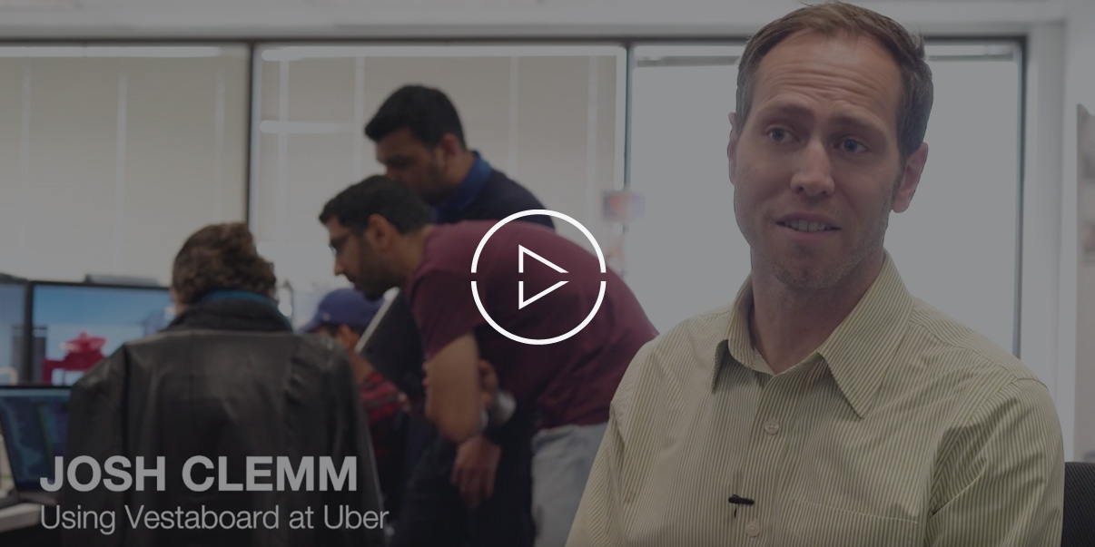 Josh of Uber uses Vestaboard in the office - video thumbnail
